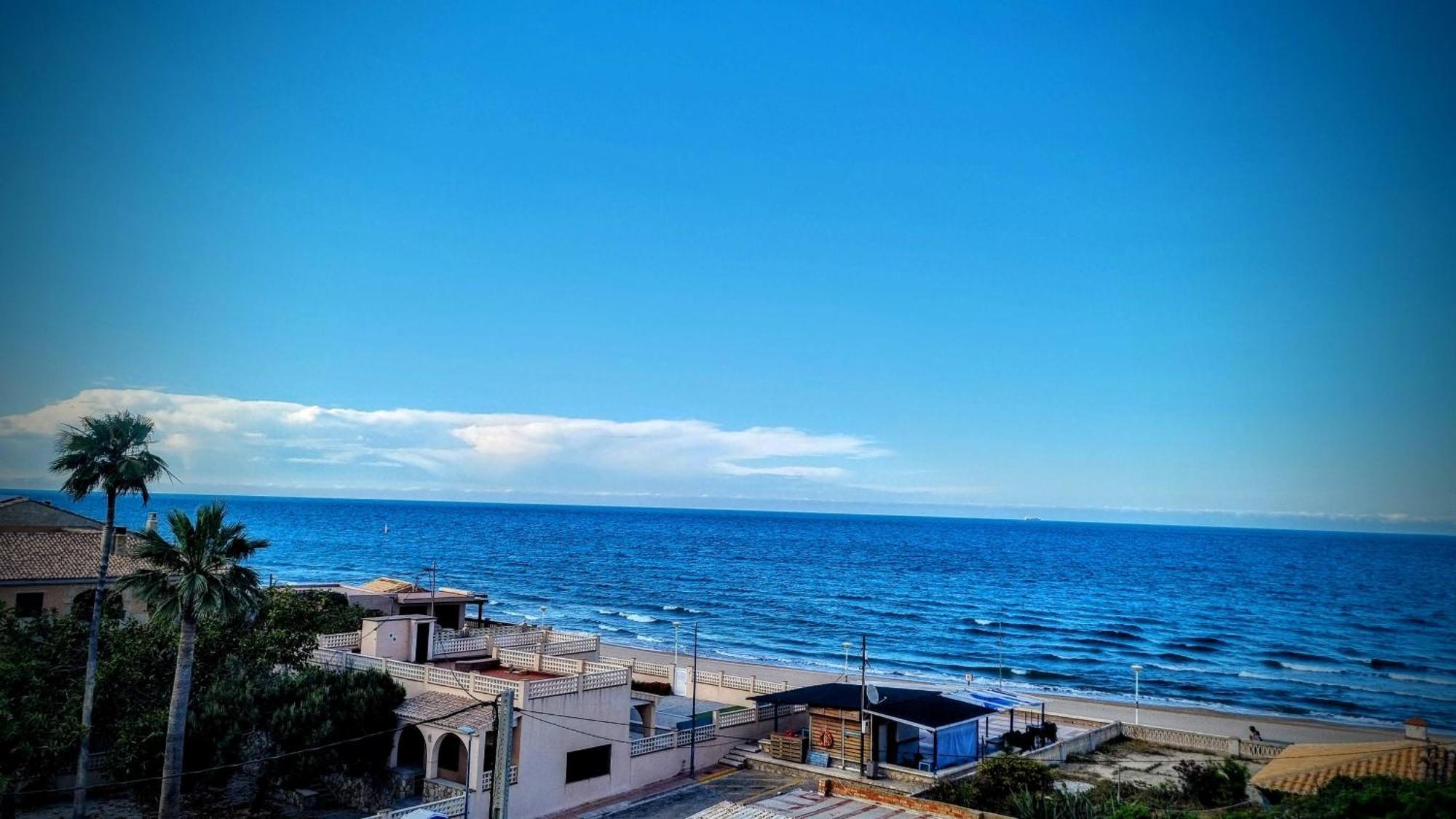 Apto con Vistas al Mar Playa de Piles Exterior foto